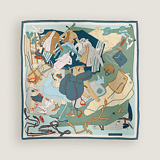 エルメス　カレ70 レザーベルト付き　Pele-Mele Sellier エルメスカレ70 レザーベルト付きPele-Mele Sellier